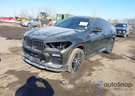 2020 BMW X6 xDrive40I из США, поврежденный, VIN 5UXCY6C04L9B04805